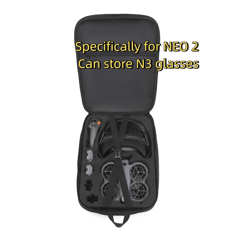 Drone Hard Shell Case - Backpack For DJI NEO 2 Large-Capacity