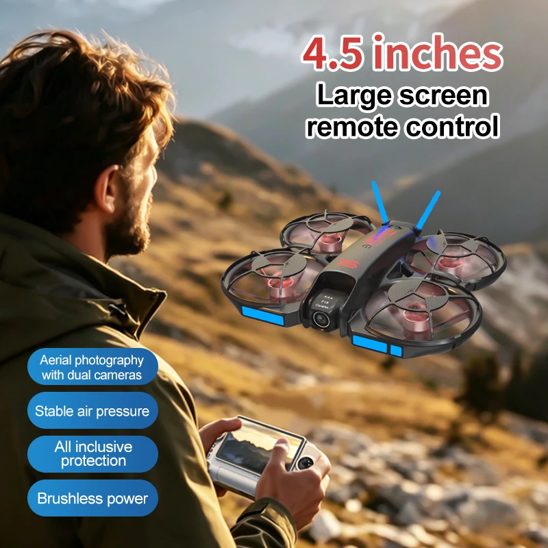 2026 New M15 FPV Drone with Sc - Drone Controller Screen recension och pris